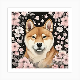 Shiba Inu 29 Art Print