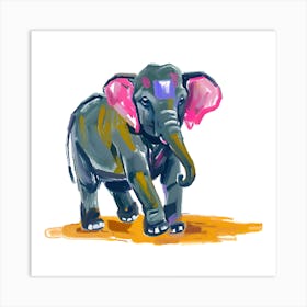 Asian Elephant 02 Art Print