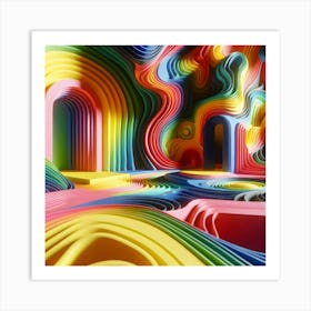 Rainbow Room Art Print