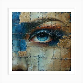 Blue Eyes 1 Art Print