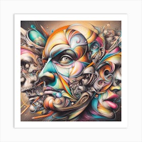 Psychedelic Art 3 Art Print