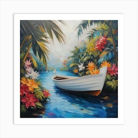 Boat In The Water Art Print