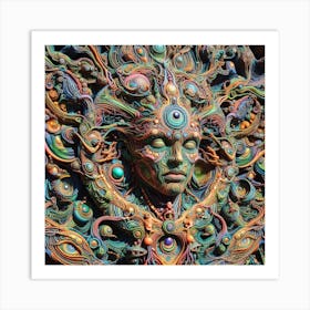 Psychedelic Art Magic Art Print