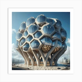 Futuristic Building Art Print