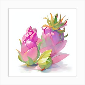 Dragon Fruit Art Print