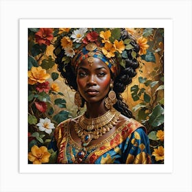 African Woman Art Print