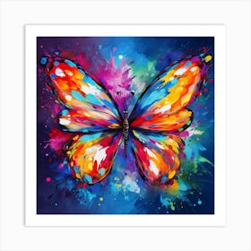 Butterfly Painting 5 Art Print