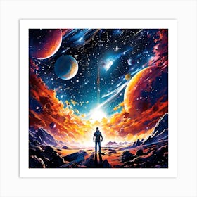 Space Odyssey 1 Art Print