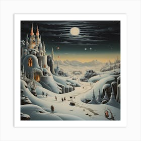 Snow-Kissed Whispers Art Print