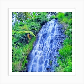 WATERFALL In The Jungle Art Print