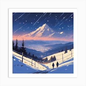 Winter Landscape 37 Art Print