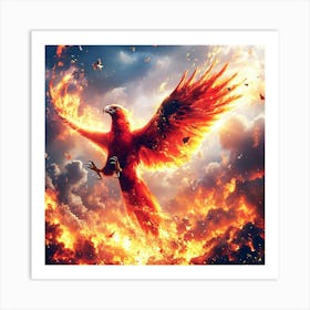 Phoenix Rising 1 Art Print