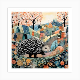 Hedgehog 6 Art Print