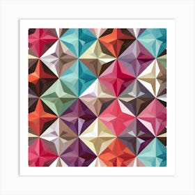 Abstract Geometric Pattern 11 Art Print