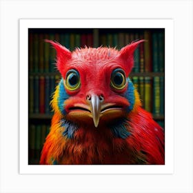 Firefly Photorealistic, Hyper Detailed, Funny, Creature, Colorful, Whimsical, Imaginative, Vibrant, (8) Art Print