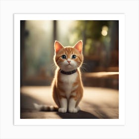 Portrait Of A Cat 7 Art Print