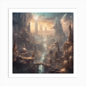 Fantasy City Art Print