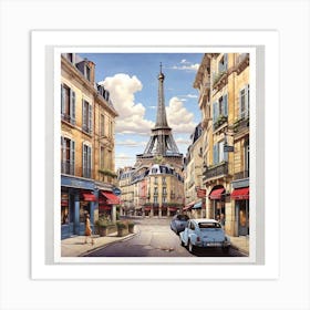 Paris Street Art Art Print