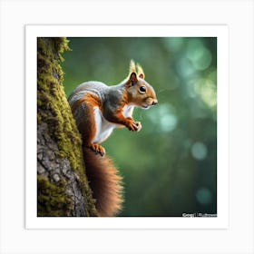 Red Squirrel 20 Art Print