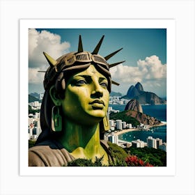 Leonardo Lightning Riodejaneiro Brazil Art 1 Art Print