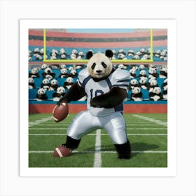 A Photo Of A Panda In A Football Uniform A Ptxxousmu6syqeoqjnrg Zjlf55mstzyln5x1uxn93g Poster