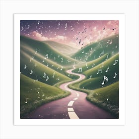 Road To Music Art Print