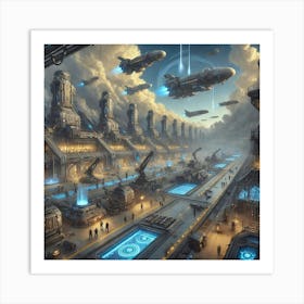 Aerodrome District Art Print