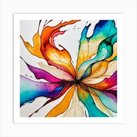 Abstract Flower - Abstract Stock Videos & Royalty-Free Footage Art Print