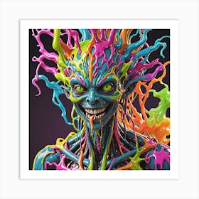 Splatter Art Art Print