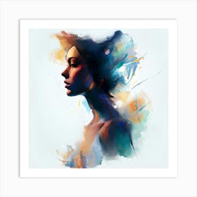 Portrait Of A Woman 21 Art Print