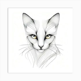 Siamese Cat 3 Art Print