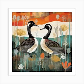 Bird In Nature Duck 3 Art Print