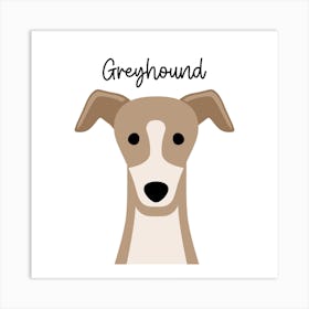 Greyhound Art Print