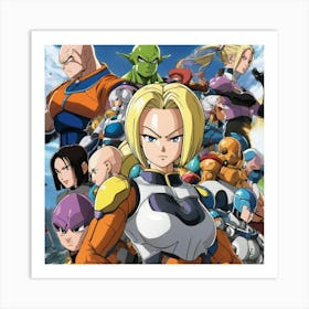 Dragon Ball Super 4 Art Print