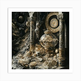 Clocks Art Print