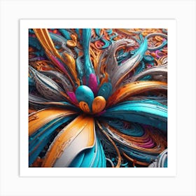 Abstract Background Ultra Hd Realistic Vivid Colors Highly Detailed Uhd Drawing Pen And Ink P (9) Art Print