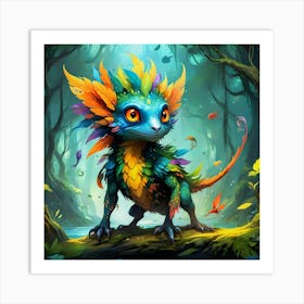 Rainbow Creatures #2 Art Print