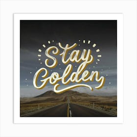 Stay Golden 1 Art Print