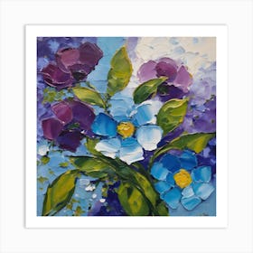 Forget-me-nots 2 Art Print