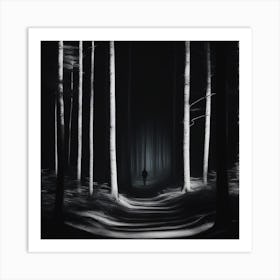 Dark Forest 4 Art Print