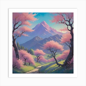 Sakura Blossoms Art Print