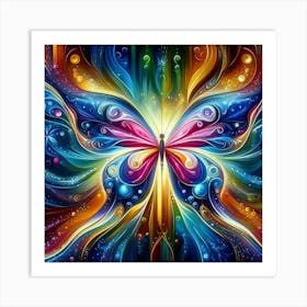 Butterfly Painting Art Print