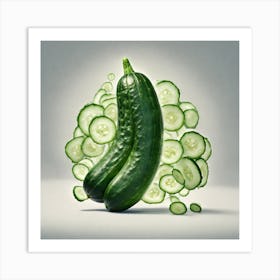 Cucumbers 22 Art Print