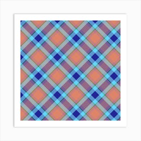 Plaid Background 1 Art Print