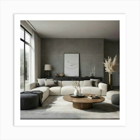 Modern Living Room 128 Art Print