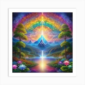 Rainbow In The Sky Art Print