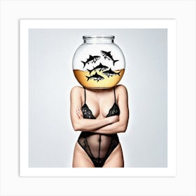 Fish Bowl 39 Art Print