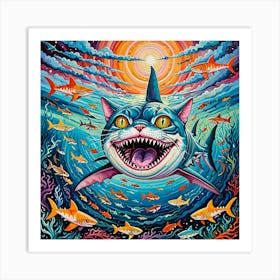 'Shark' Art Print