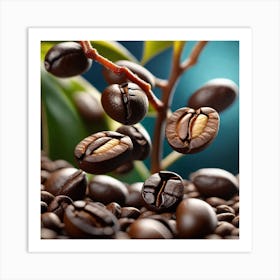 Coffee Beans On The Tree 11 Art Print