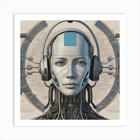 Cyborg 3 Art Print